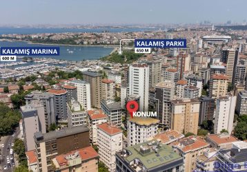 Fenerbahçe Sahilde 3+1 balkonlu lüks sıfır satılık daire